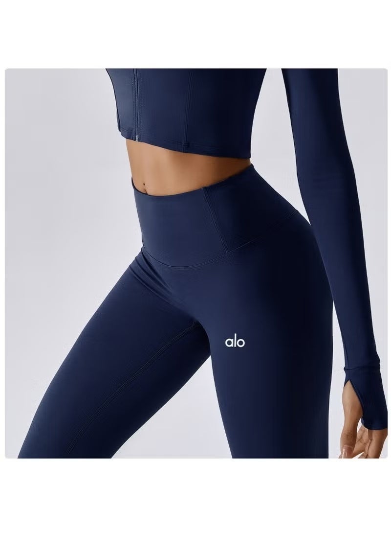 Alo Airlift high-waisted leggings（Navy Blue） - Image 2